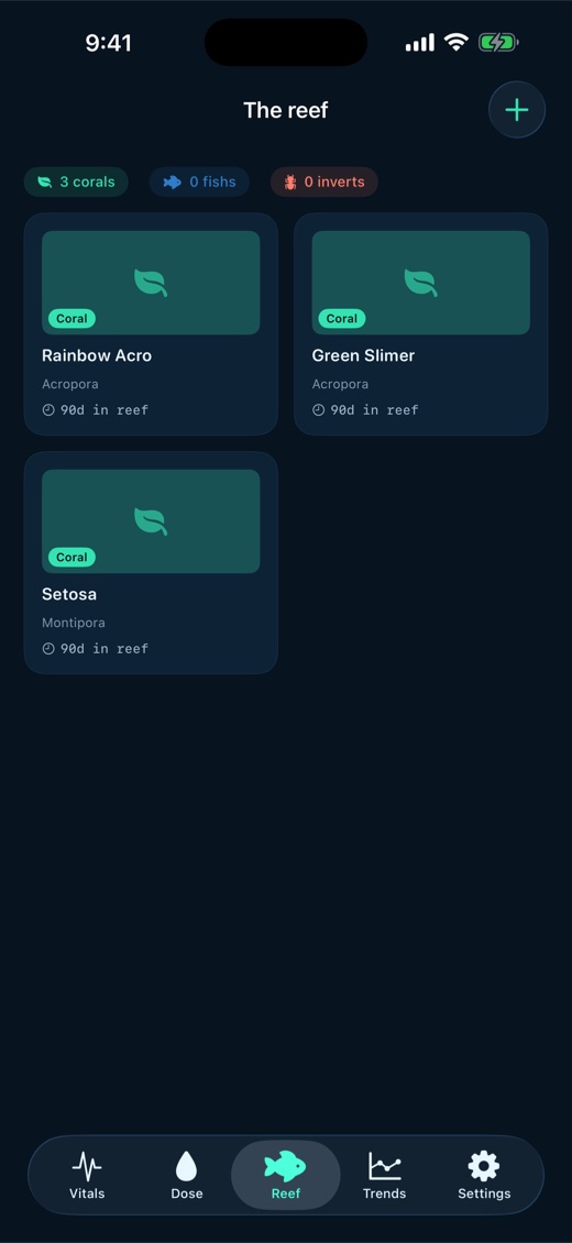 Coralog for iPhone — insights and reports