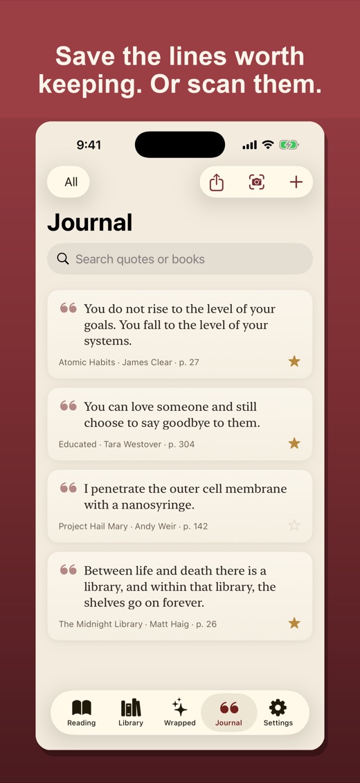 ReadLog for iPhone — logging